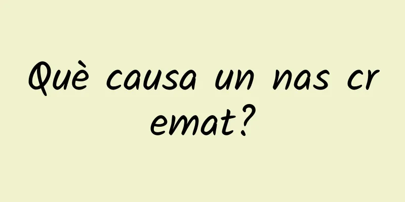 Què causa un nas cremat?