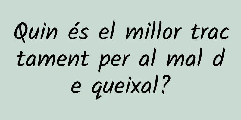 Quin és el millor tractament per al mal de queixal?