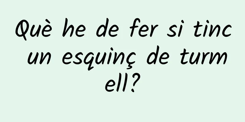 Què he de fer si tinc un esquinç de turmell?