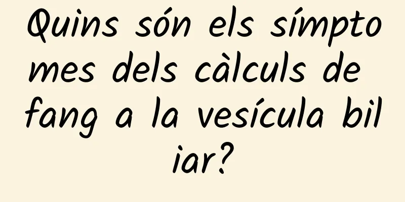 Quins són els símptomes dels càlculs de fang a la vesícula biliar?