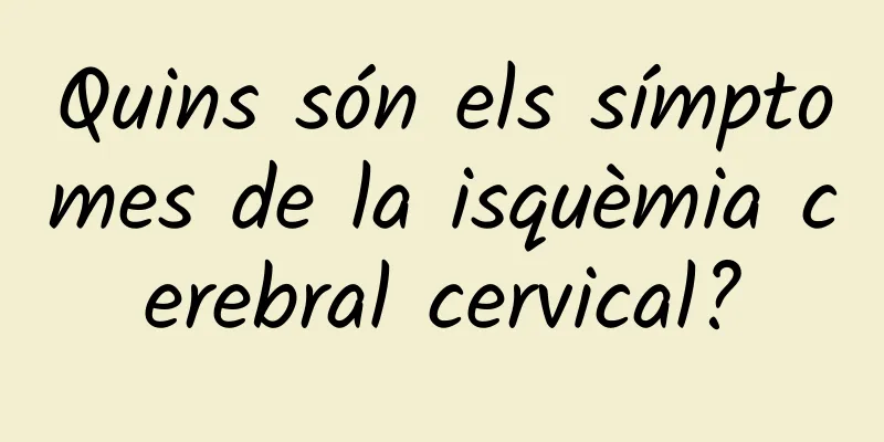 Quins són els símptomes de la isquèmia cerebral cervical?