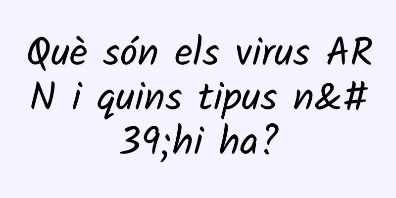 Què són els virus ARN i quins tipus n'hi ha?