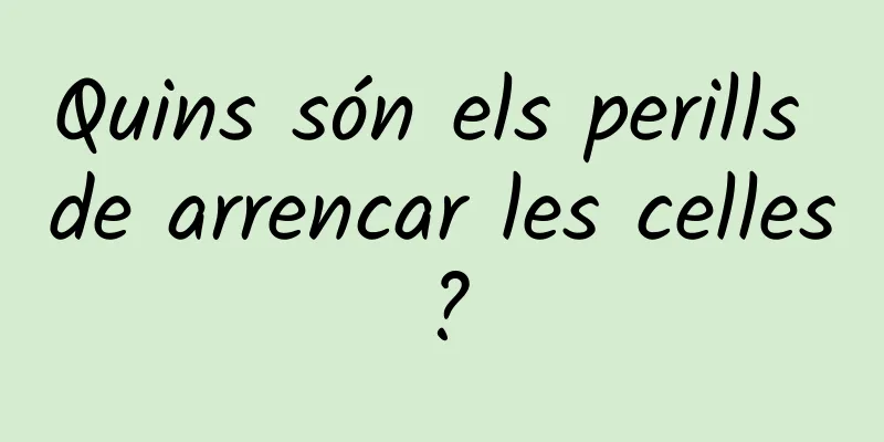 Quins són els perills de arrencar les celles?