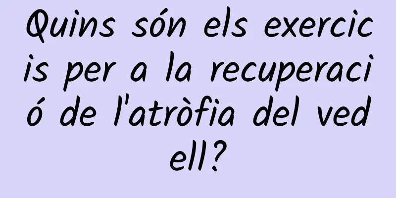 Quins són els exercicis per a la recuperació de l'atròfia del vedell?