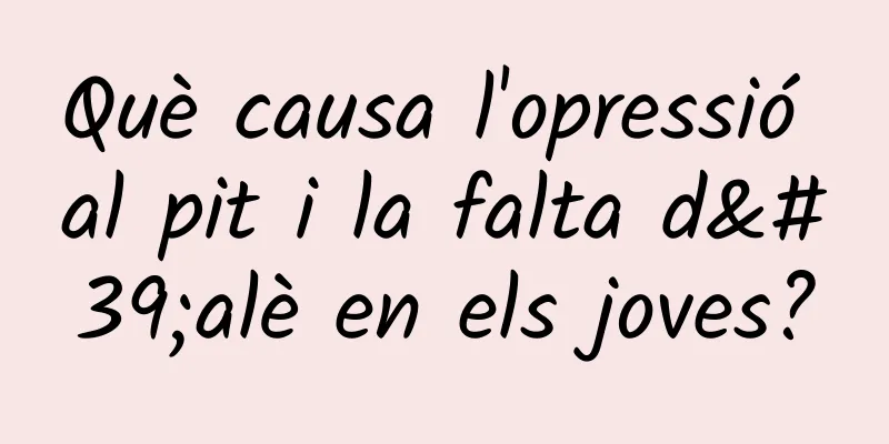 Què causa l'opressió al pit i la falta d'alè en els joves?