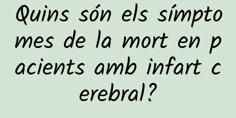 Quins són els símptomes de la mort en pacients amb infart cerebral?