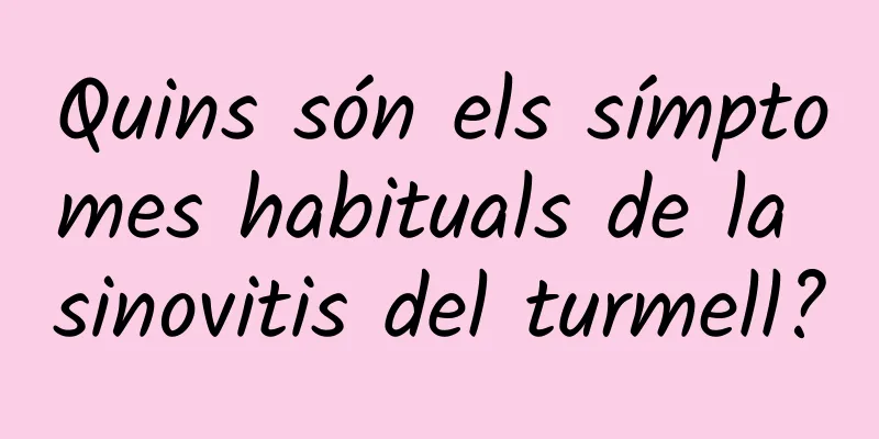 Quins són els símptomes habituals de la sinovitis del turmell?