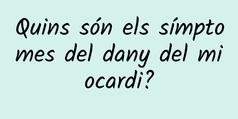 Quins són els símptomes del dany del miocardi?
