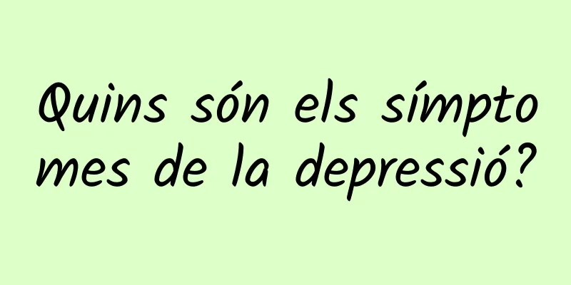Quins són els símptomes de la depressió?