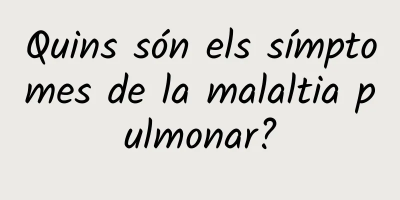 Quins són els símptomes de la malaltia pulmonar?
