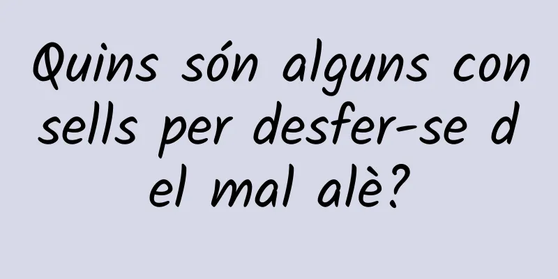 Quins són alguns consells per desfer-se del mal alè?