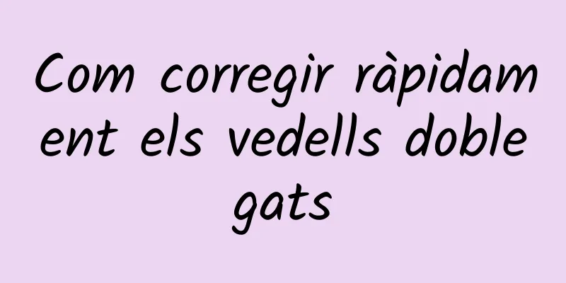 Com corregir ràpidament els vedells doblegats
