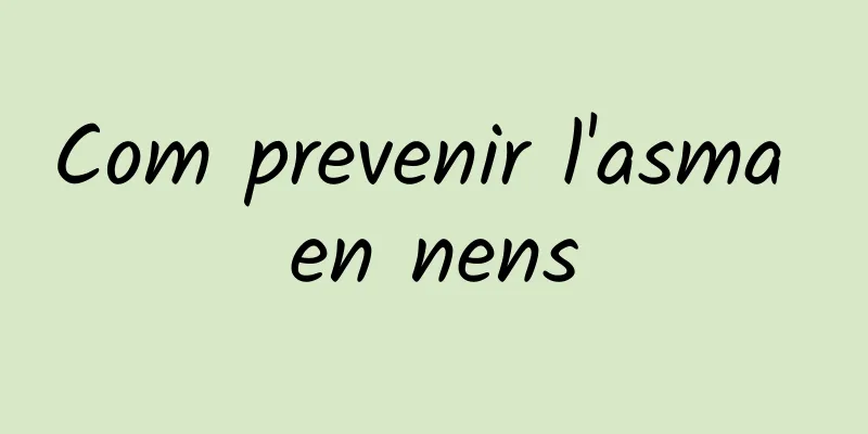 Com prevenir l'asma en nens