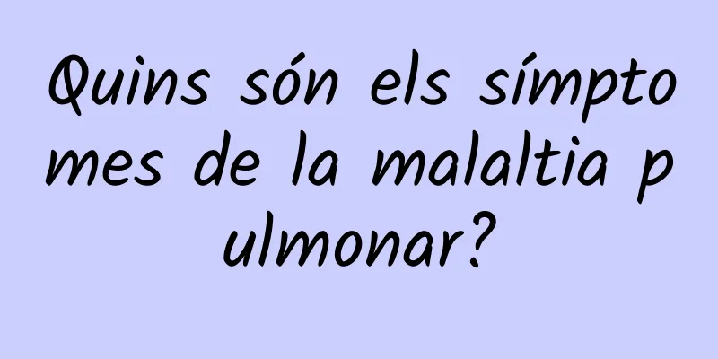 Quins són els símptomes de la malaltia pulmonar?