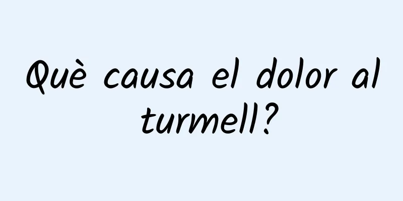 Què causa el dolor al turmell?