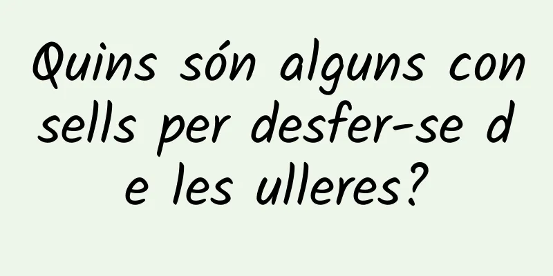 Quins són alguns consells per desfer-se de les ulleres?