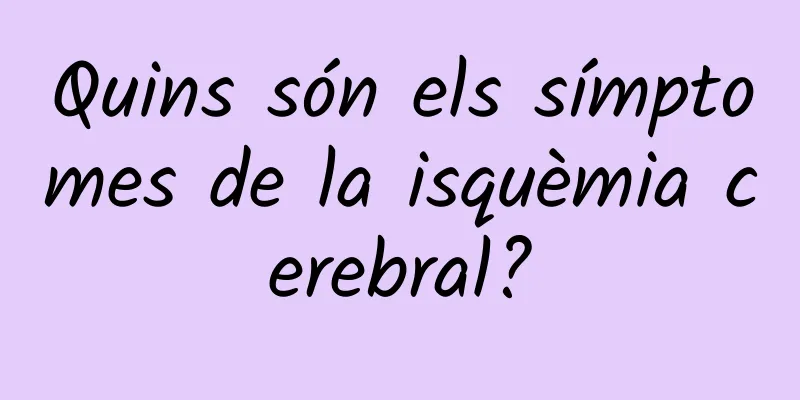 Quins són els símptomes de la isquèmia cerebral?