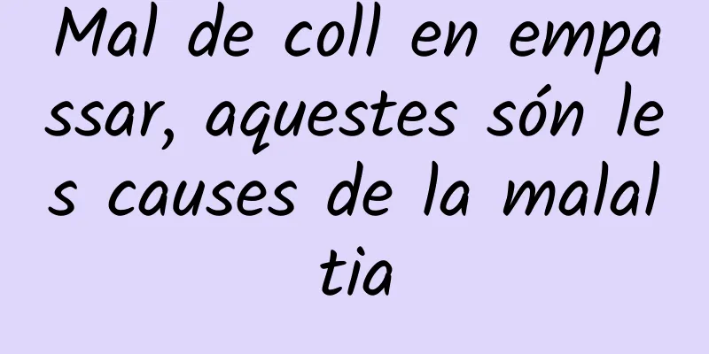Mal de coll en empassar, aquestes són les causes de la malaltia