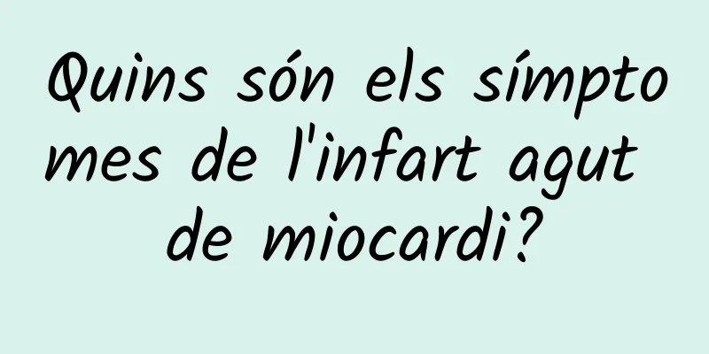 Quins són els símptomes de l'infart agut de miocardi?