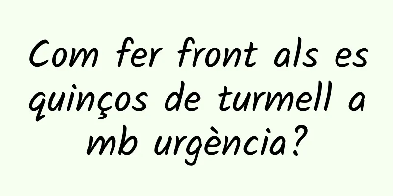 Com fer front als esquinços de turmell amb urgència?