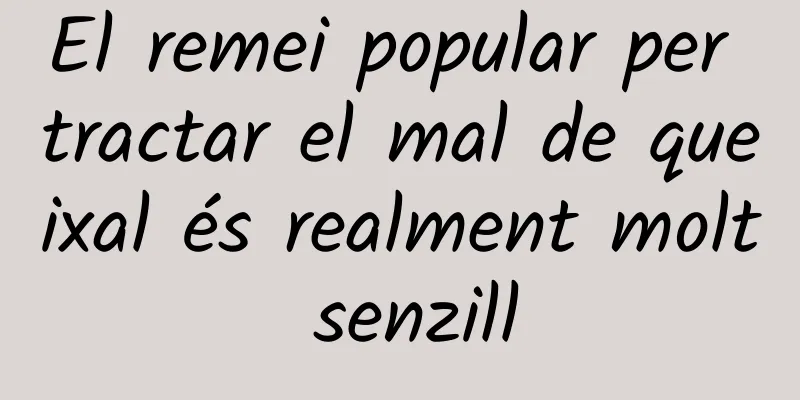 El remei popular per tractar el mal de queixal és realment molt senzill