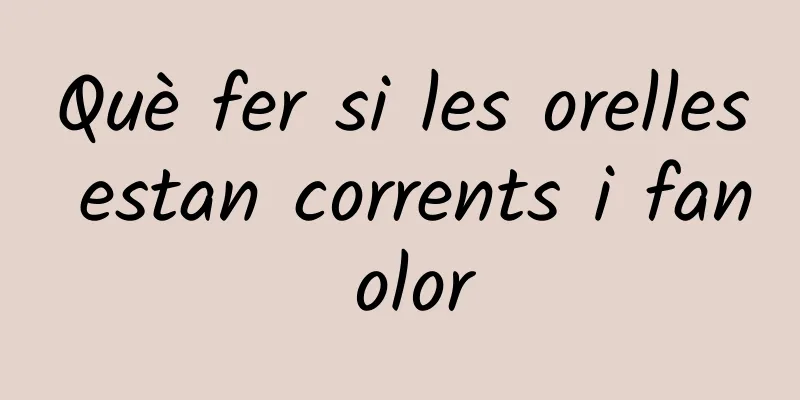 Què fer si les orelles estan corrents i fan olor