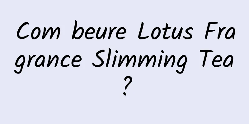 Com beure Lotus Fragrance Slimming Tea?