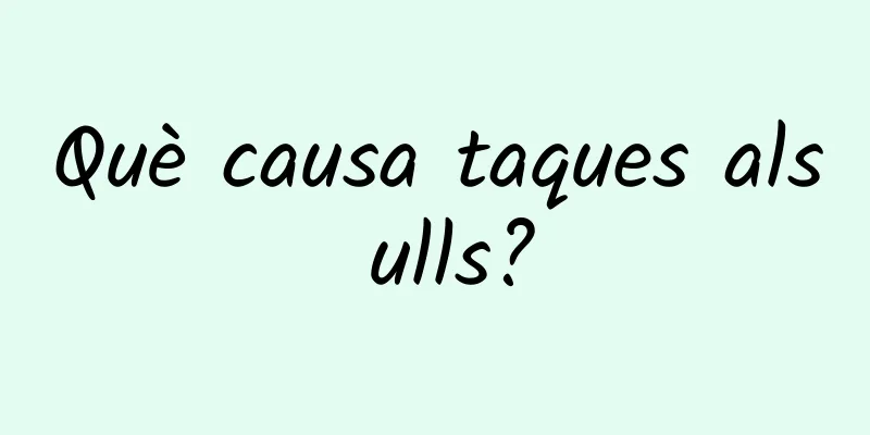 Què causa taques als ulls?