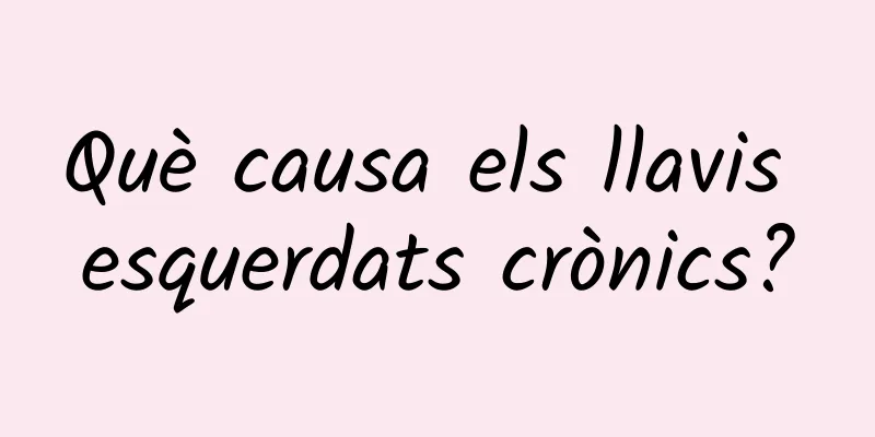 Què causa els llavis esquerdats crònics?
