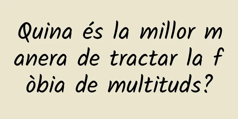 Quina és la millor manera de tractar la fòbia de multituds?