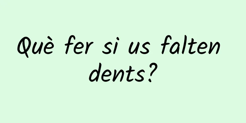 Què fer si us falten dents?