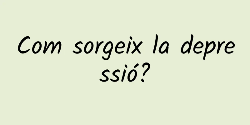 Com sorgeix la depressió?