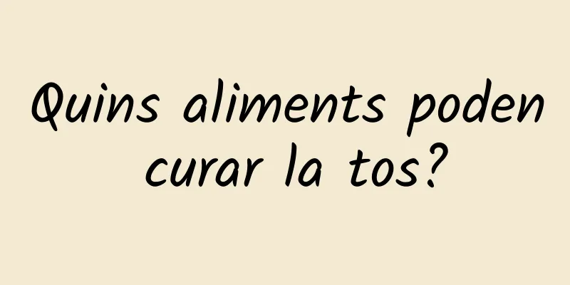 Quins aliments poden curar la tos?