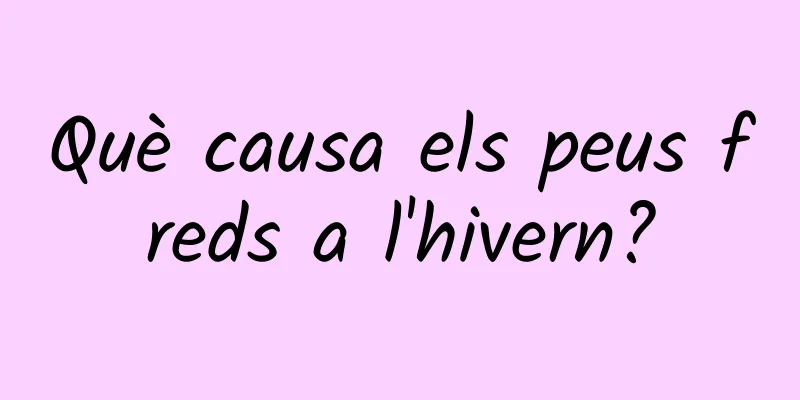Què causa els peus freds a l'hivern?