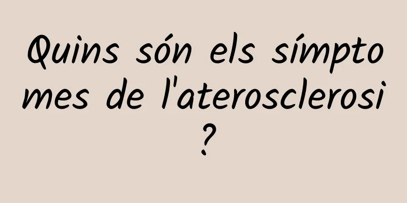 Quins són els símptomes de l'aterosclerosi?