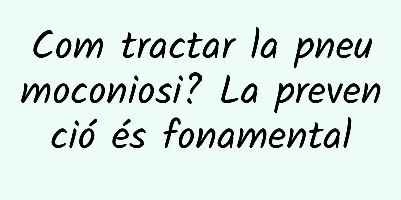 Com tractar la pneumoconiosi? La prevenció és fonamental