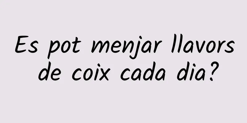 Es pot menjar llavors de coix cada dia?