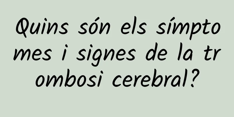 Quins són els símptomes i signes de la trombosi cerebral?