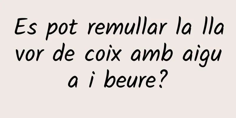 Es pot remullar la llavor de coix amb aigua i beure?