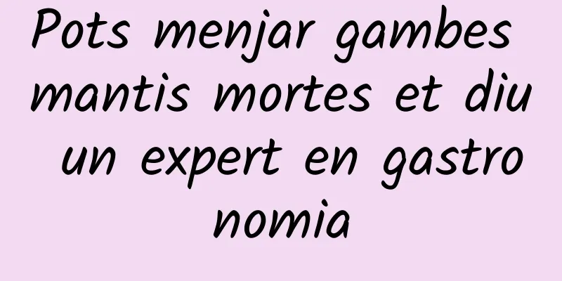 Pots menjar gambes mantis mortes et diu un expert en gastronomia