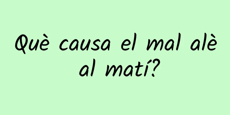 Què causa el mal alè al matí?