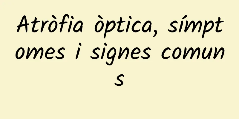 Atròfia òptica, símptomes i signes comuns