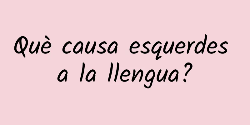 Què causa esquerdes a la llengua?