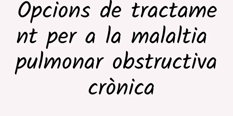 Opcions de tractament per a la malaltia pulmonar obstructiva crònica