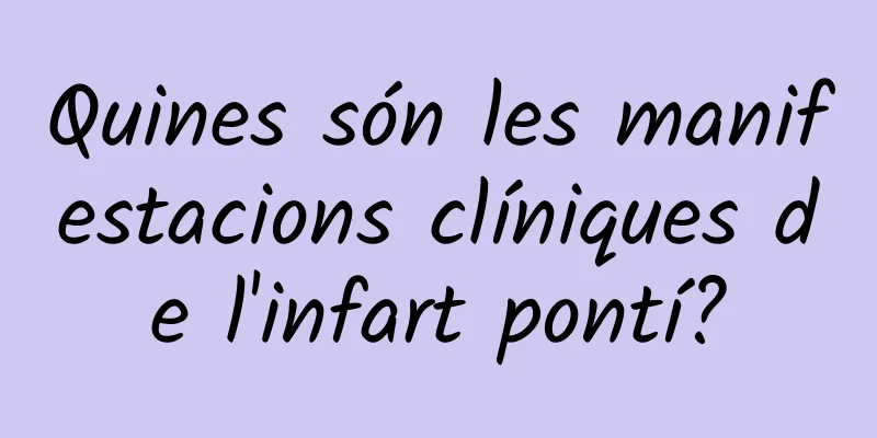 Quines són les manifestacions clíniques de l'infart pontí?