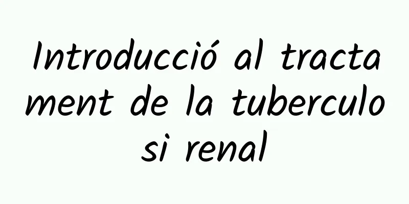 Introducció al tractament de la tuberculosi renal