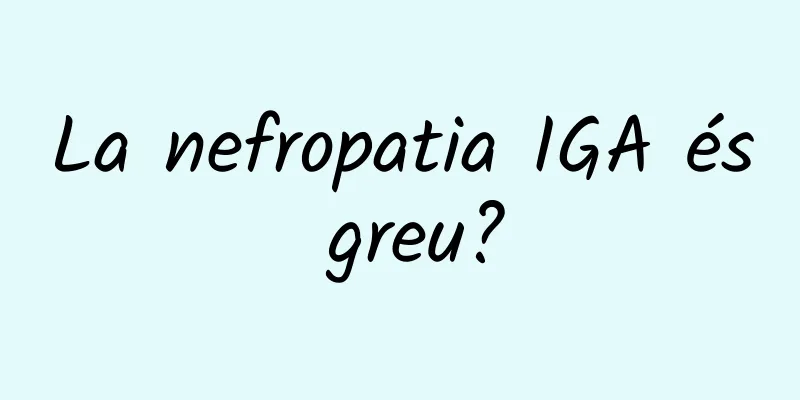 La nefropatia IGA és greu?