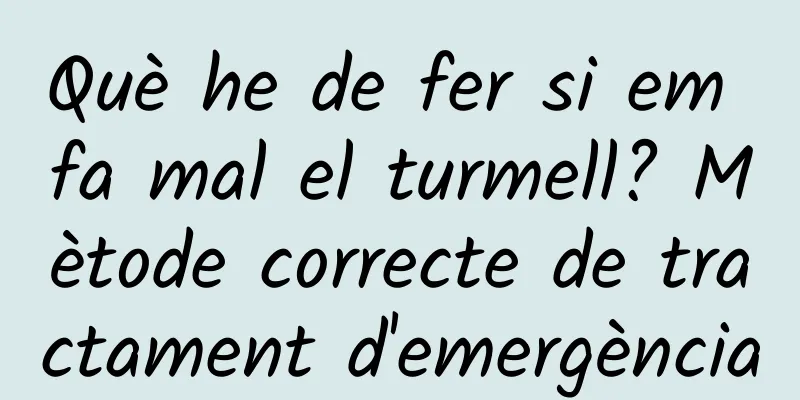 Què he de fer si em fa mal el turmell? Mètode correcte de tractament d'emergència