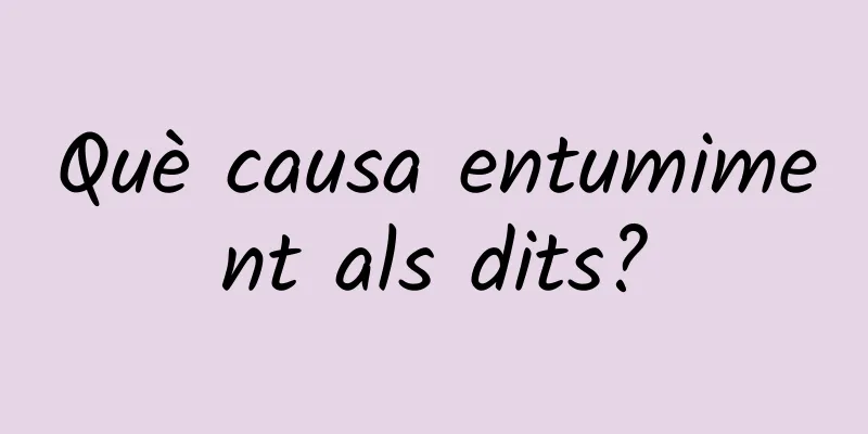 Què causa entumiment als dits?