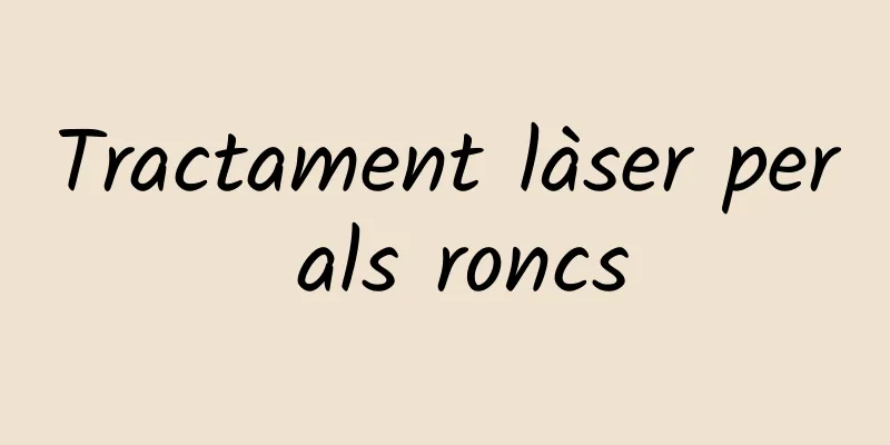 Tractament làser per als roncs